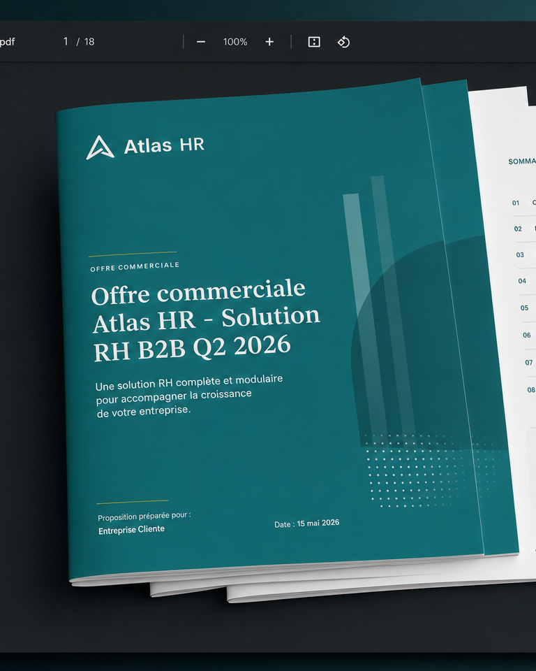 PDF A4 — proposition commerciale Atlas HR